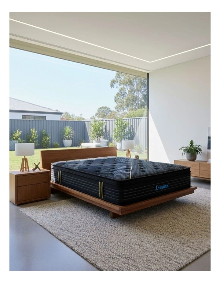 35cm Bamboo Euro Top Spring Mattress  - SUMMIT image 1