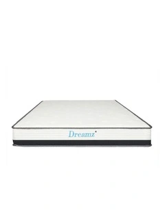 Pocket Spring Mattress HD Foam Medium Queen 21cm in White