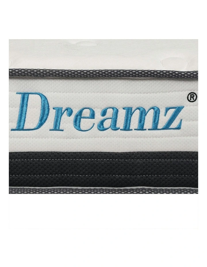 Pocket Spring Mattress HD Foam Medium Queen 21cm in White image 4