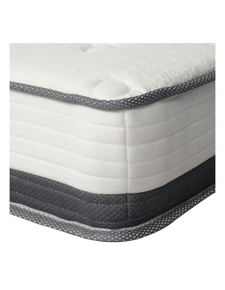Pocket Spring Mattress HD Foam Medium Queen 21cm in White image 6