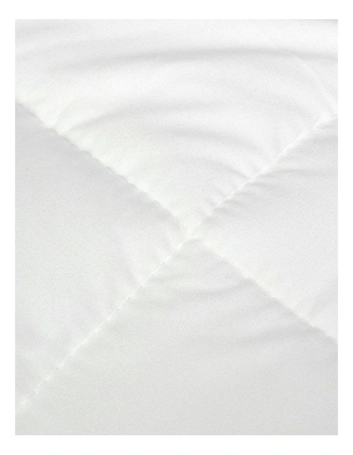 Renewable Fiber Microfibre Single Quilt 400GSM in White image 5