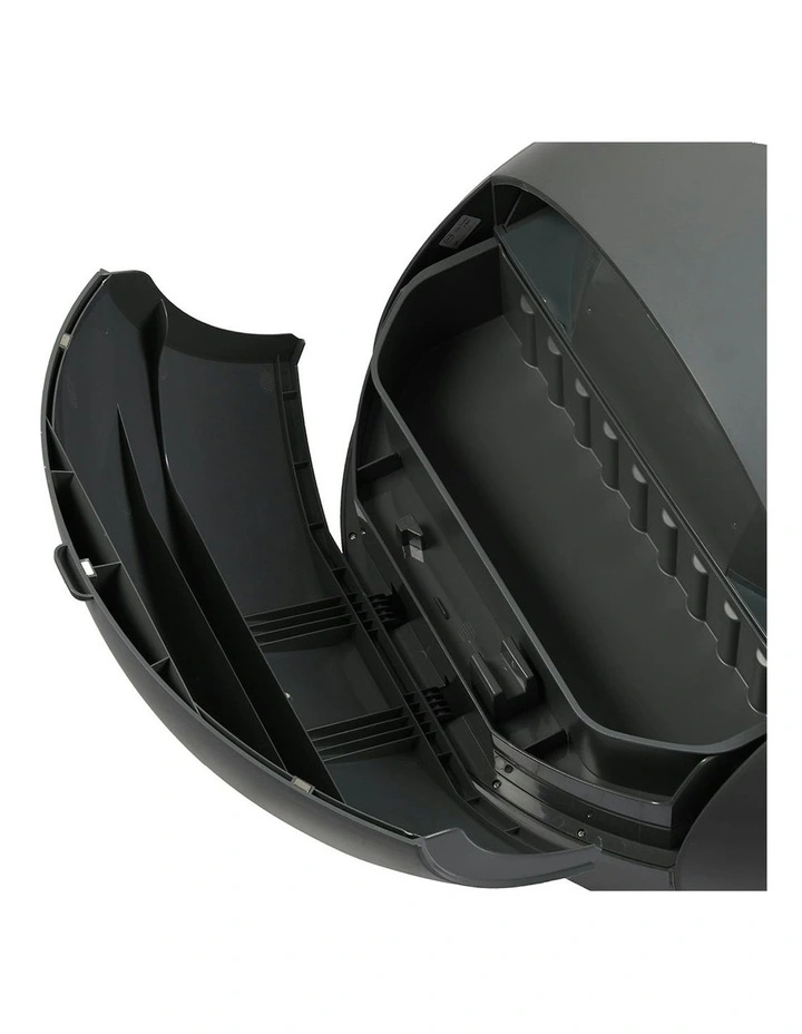 Self-Cleaning Enclosed Kitty Toilet in Black image 4