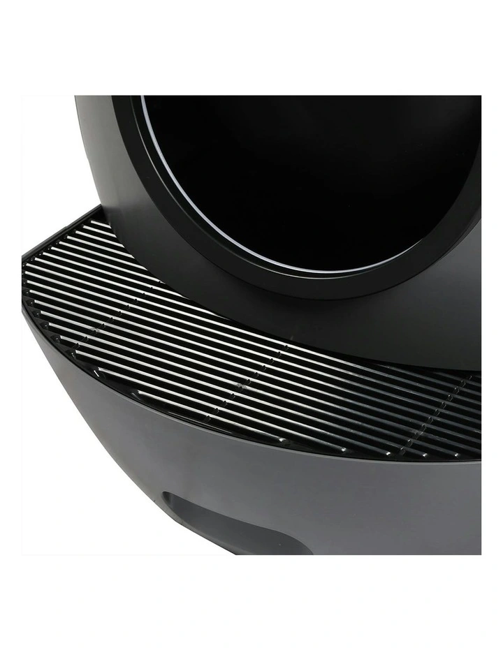 Self-Cleaning Enclosed Kitty Toilet in Black image 6