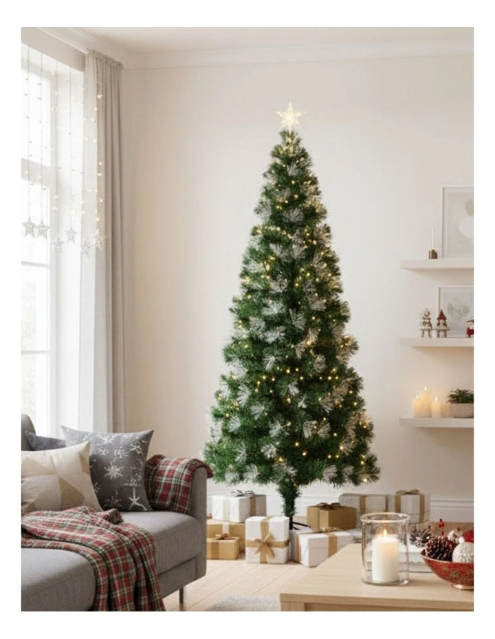 Fibre Optic Christmas Tree 6ft 1.8m in Green image 2