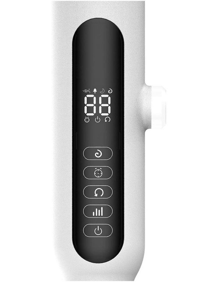 Pedestal Fan Tilt & Oscillating 28 Speed Cooler Timer Adjustable Height in White image 6