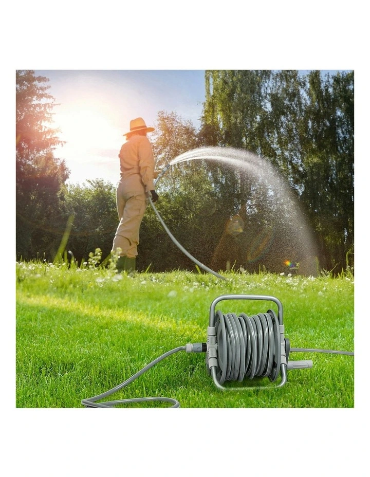 Water Hose Reel Holder 1/2 X 20M in Grey image 7
