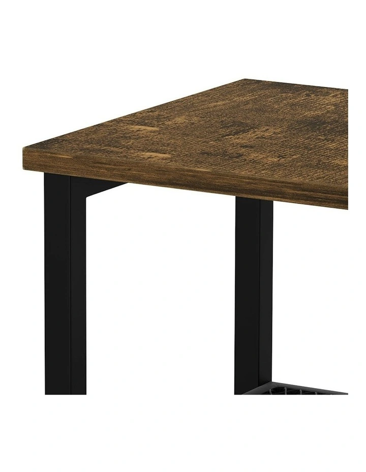 3-Tier End Side Table in Brown image 5