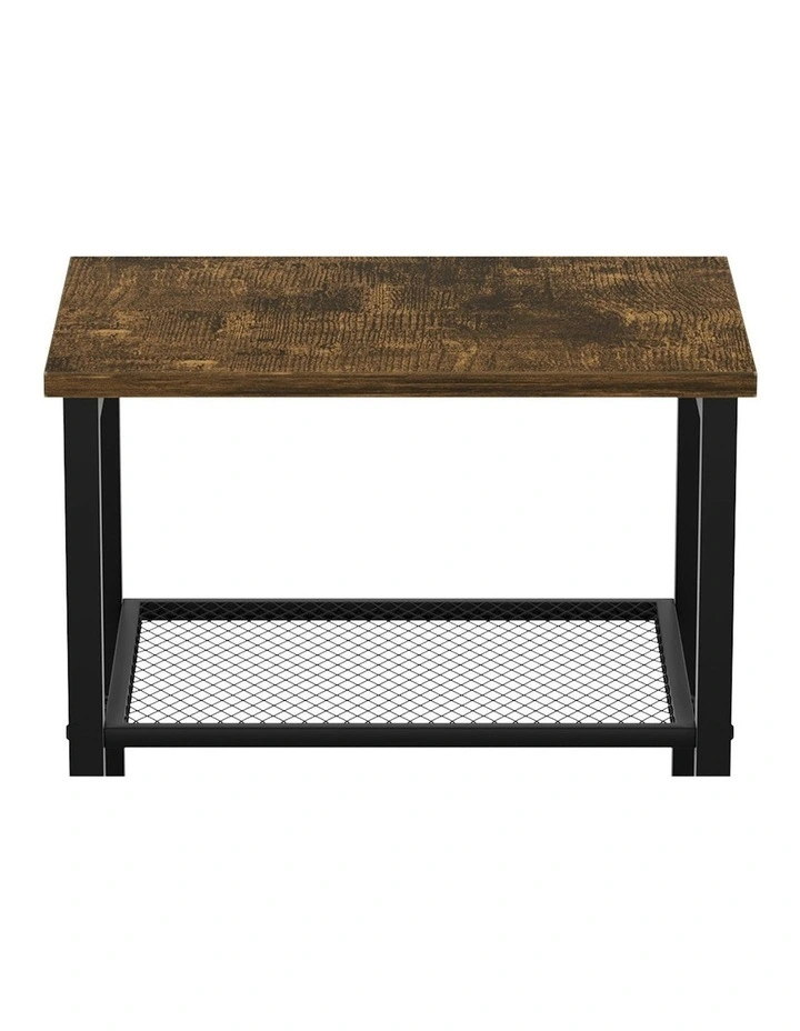 3-Tier End Side Table in Brown image 6