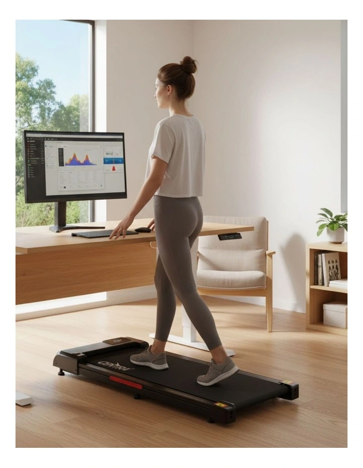 Electric Treadmill Walking Pad in Black image 2