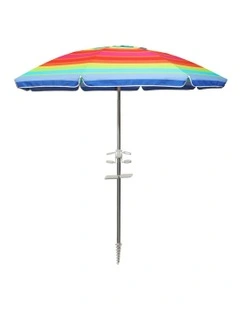 Outdoor Beach Umbrella 2.2m in Multi