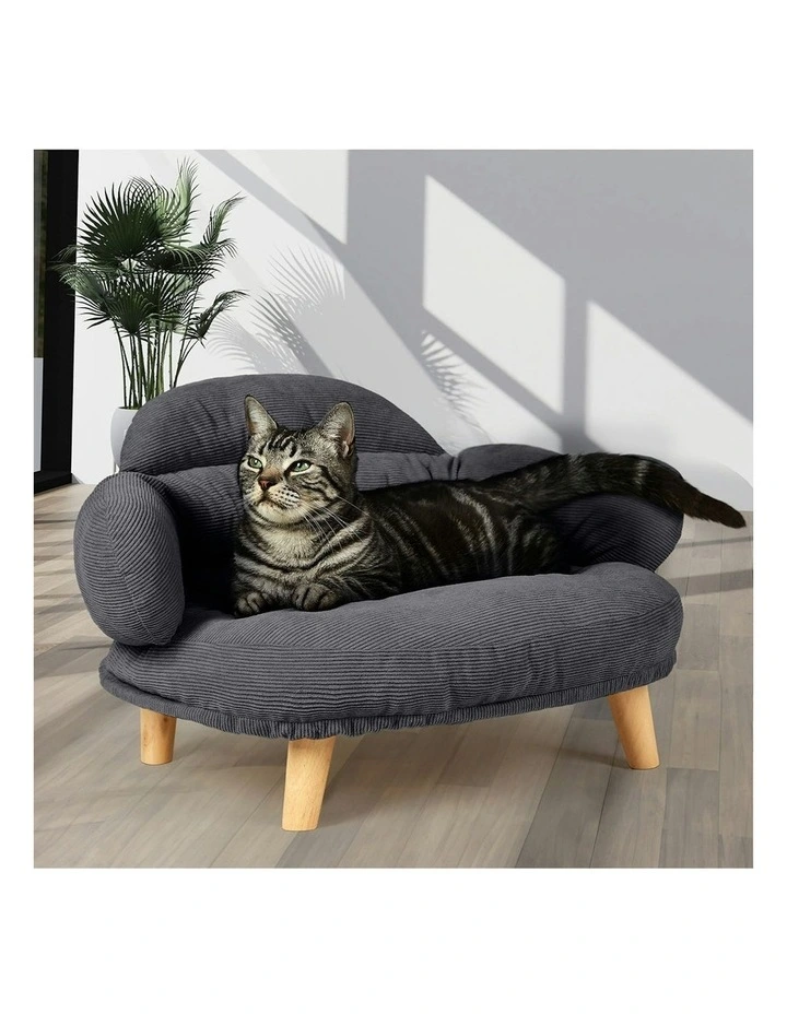 Elevated Pet Sofa 58cm in Black image 7