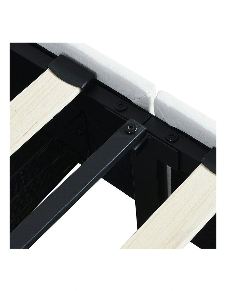 Queen Adjustable Bed Frame in White image 5