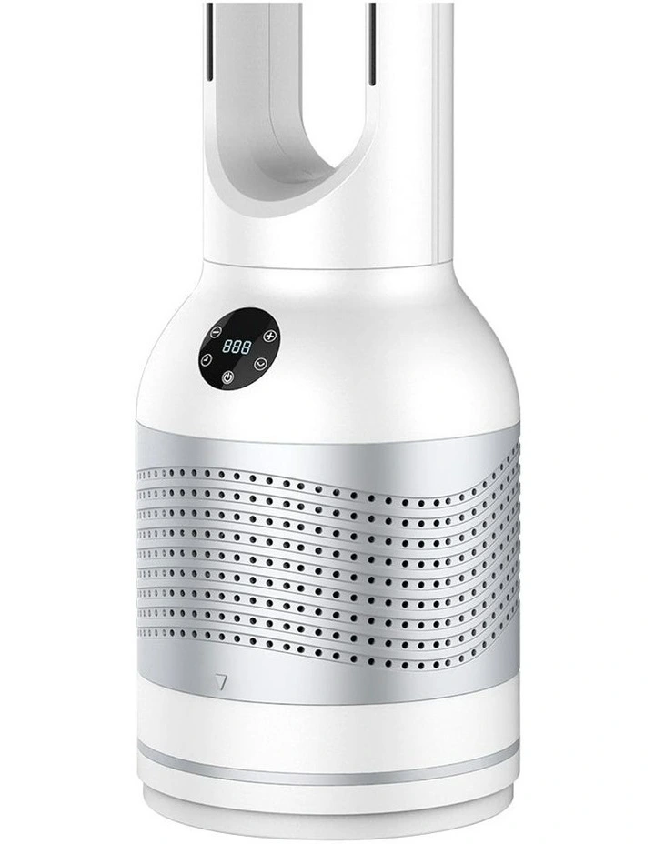 3 in 1 Bladeless Fan with Cooling Heating and Air Purification in White image 7