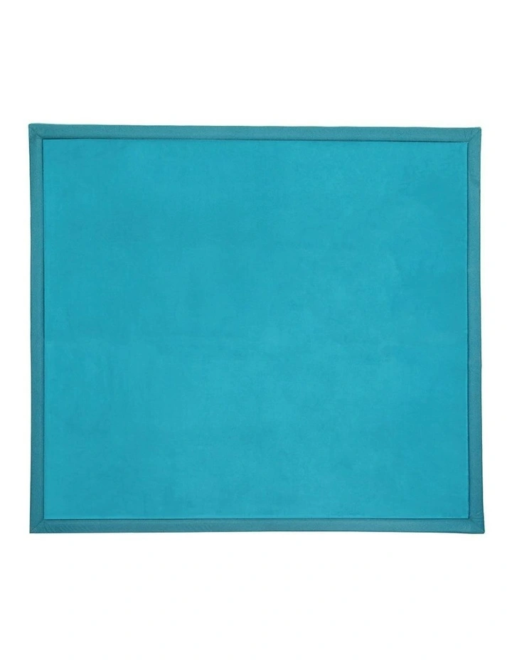 Extra Thick Large Coral Velvet Area Rugs 3cm 180x200cm in Blue image 1