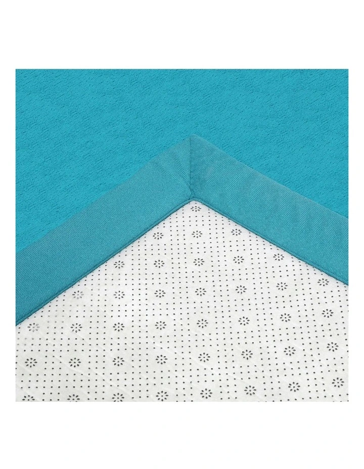 Extra Thick Large Coral Velvet Area Rugs 3cm 180x200cm in Blue image 4