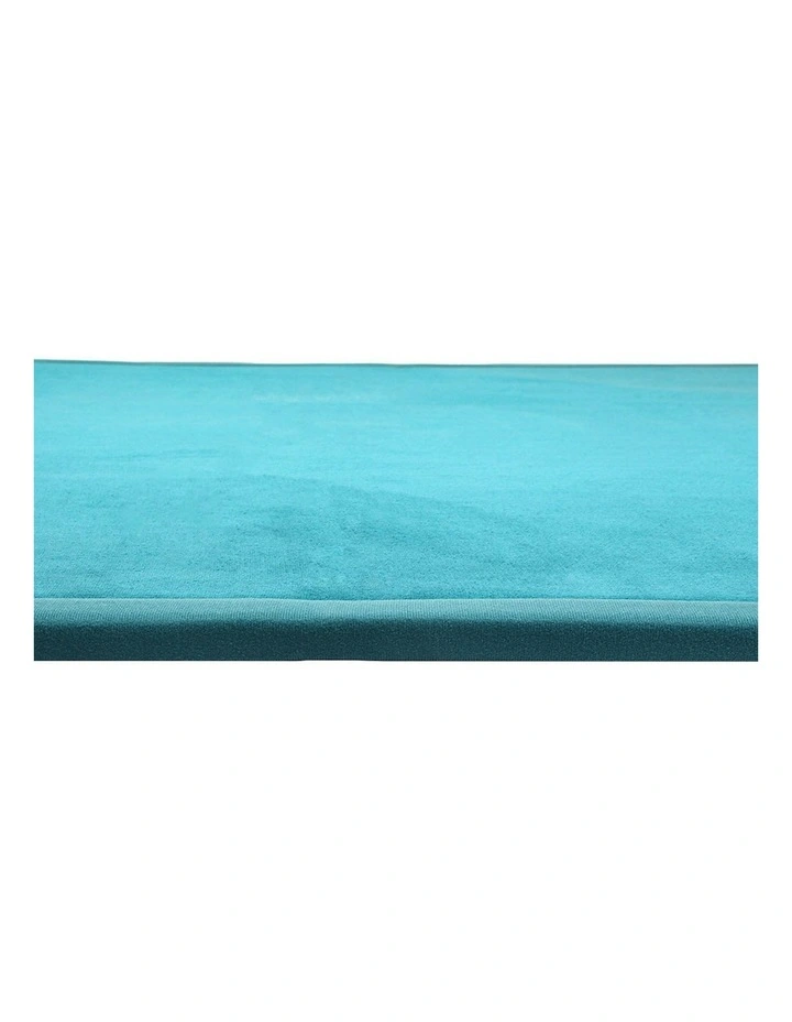 Extra Thick Large Coral Velvet Area Rugs 3cm 180x200cm in Blue image 6