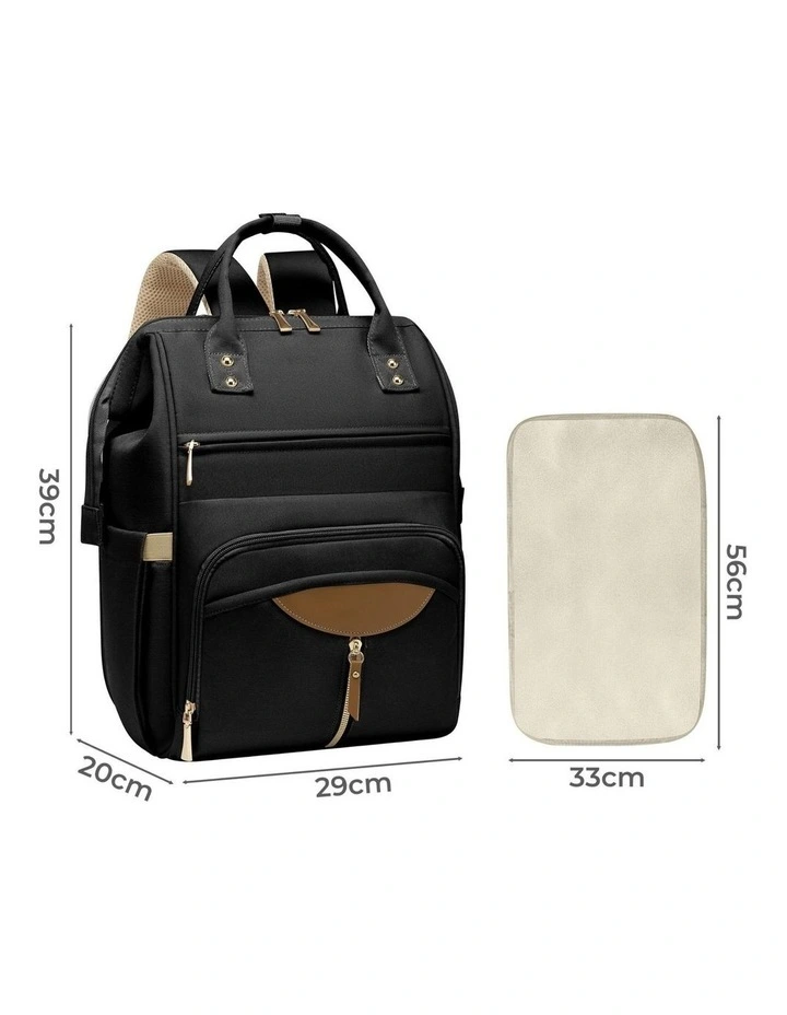 Nappy Changing Bag in Black image 3