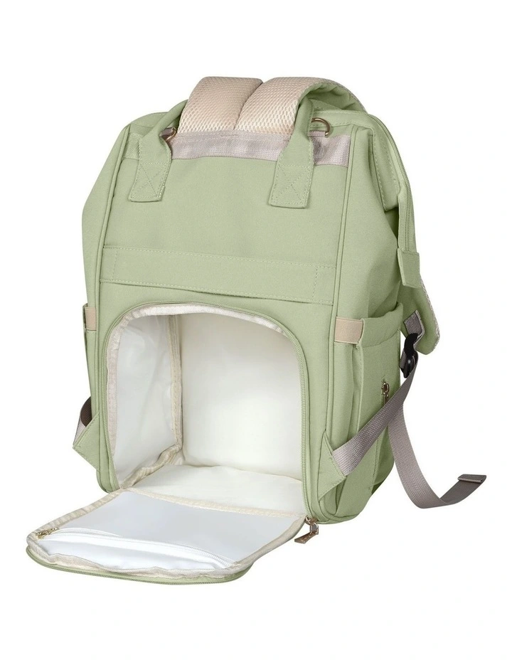 Multifunctional Mummy Backpack in Green image 2