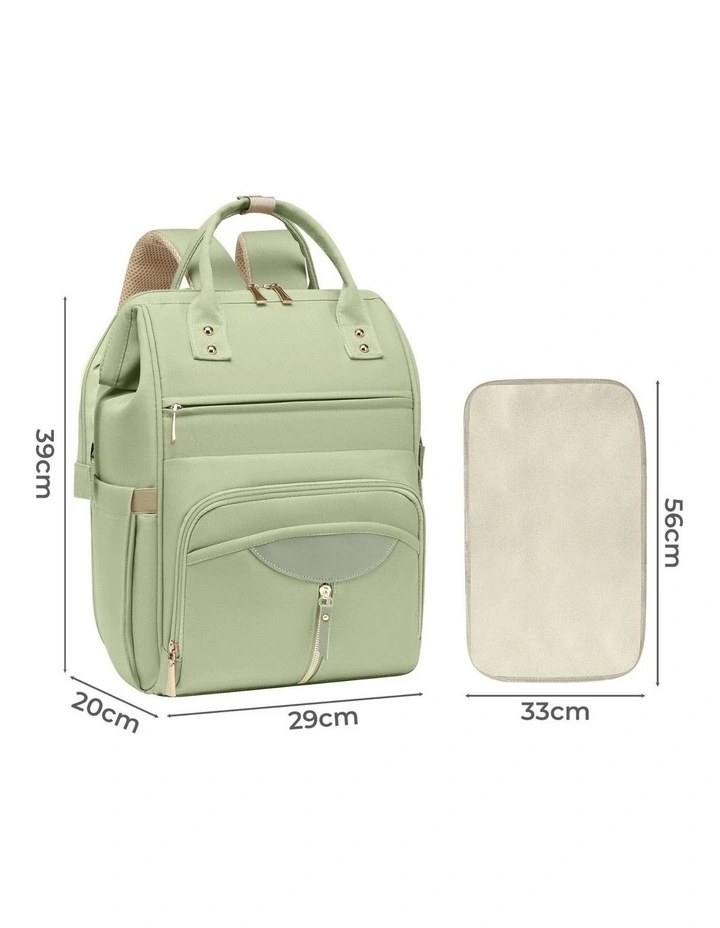 Multifunctional Mummy Backpack in Green image 3