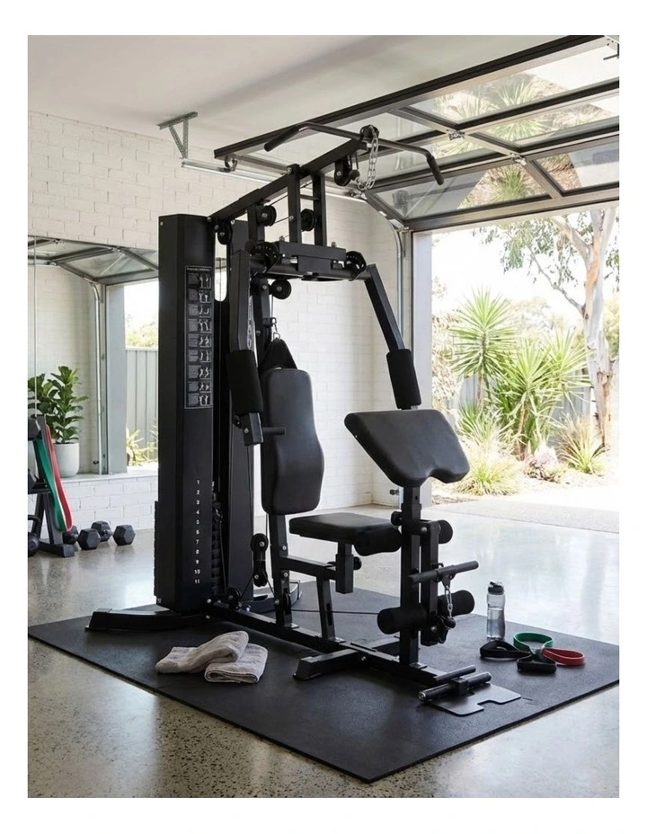 All-In-One Home Gym Equipment Full Body Workouts in Black image 2
