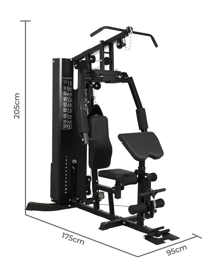 All-In-One Home Gym Equipment Full Body Workouts in Black image 5
