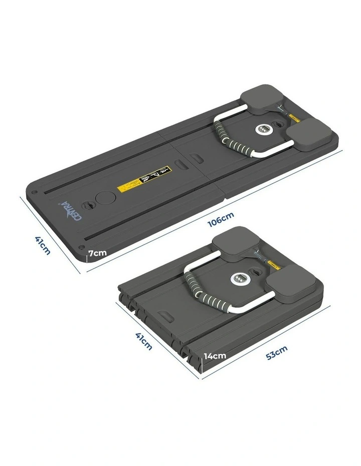 Multifunctional Abdominal Board Pilates Reformer Set Elbow Suppor in Grey image 7