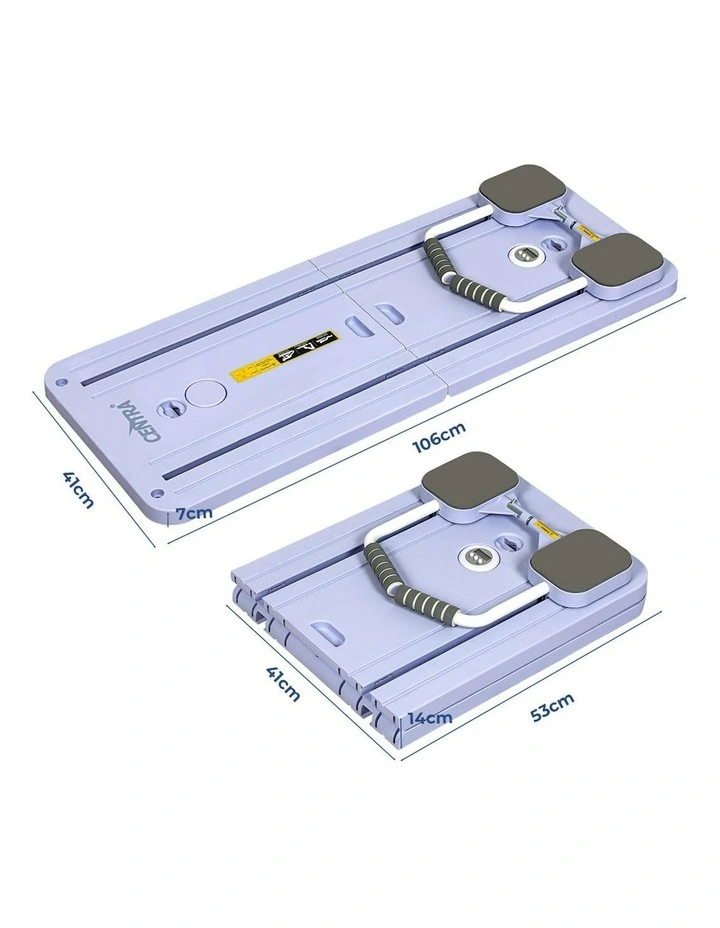 Multifunctional Abdominal Board Pilates Reformer Set Elbow Suppor in Purple image 7