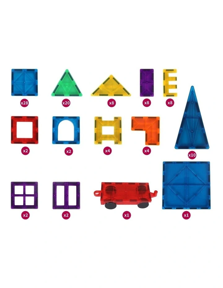 Kids Magnetic Tiles Blocks Building Educational Toy image 3