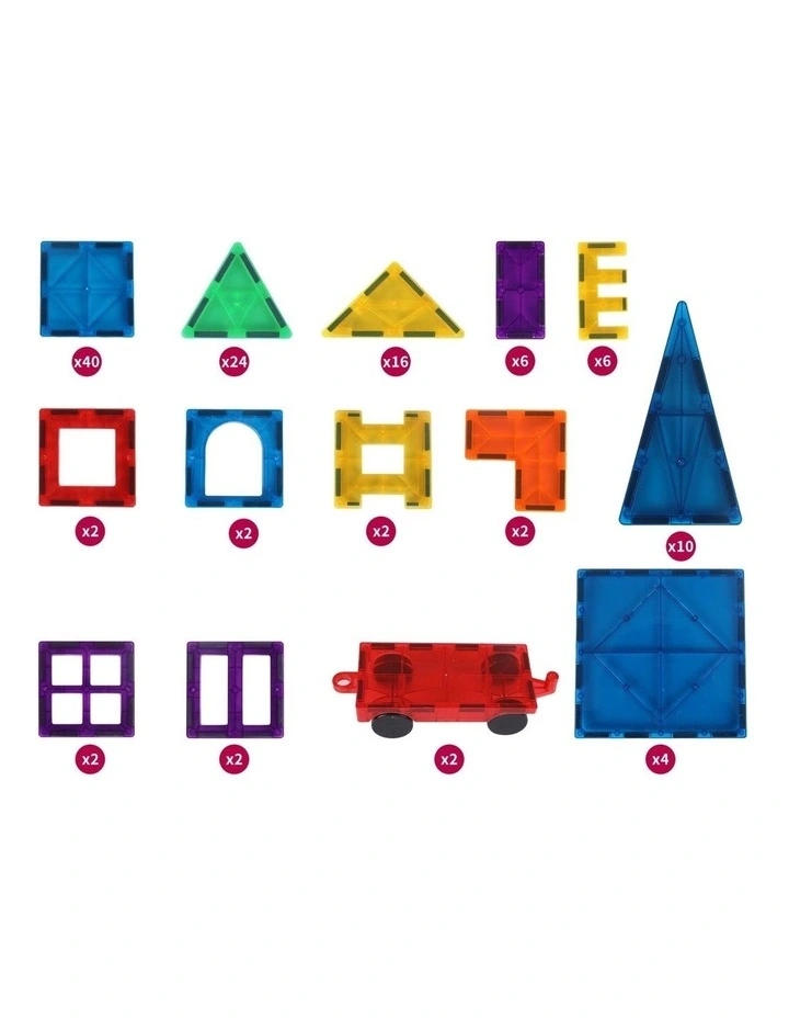Kids Magnetic Tiles Blocks Building Educational Toy image 3