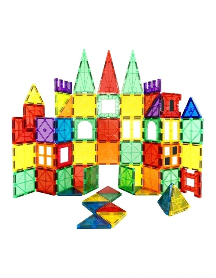 Kids Magnetic Tiles Blocks Building Educational Toy image 1