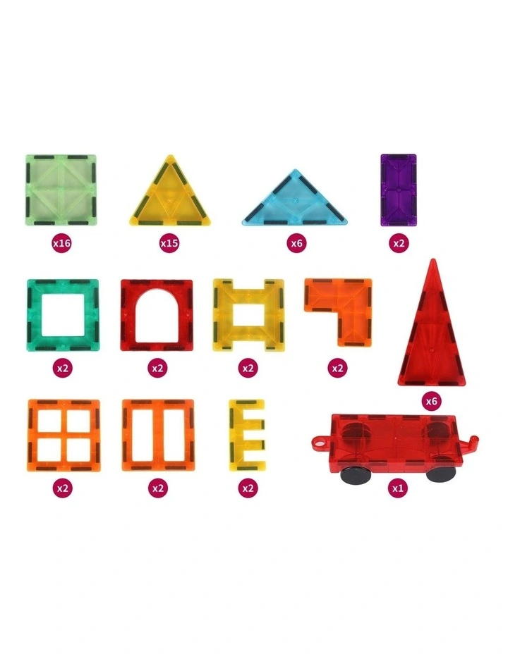 Kids Magnetic Tiles Blocks Building Educational Toy image 3