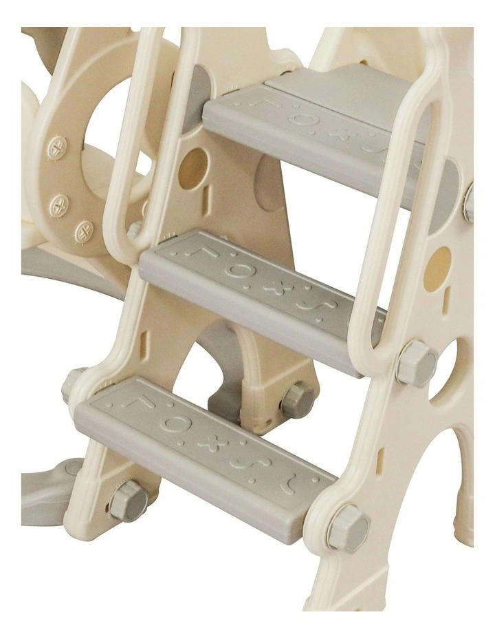 Kid 4-in-1 Slide Swing Basketball Hoop Set image 4