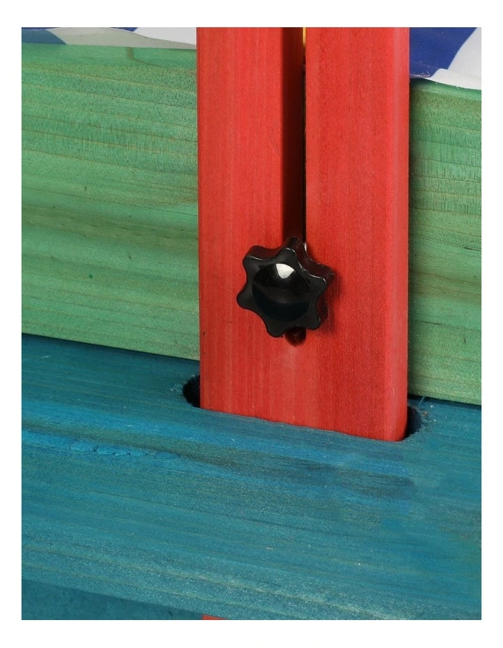 Bopeep Kids Adjustable UV Resistant Wooden Sandbox Sand Pit image 5