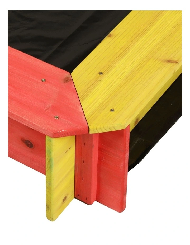Bopeep Kids Adjustable UV Resistant Wooden Sandbox Sand Pit image 6