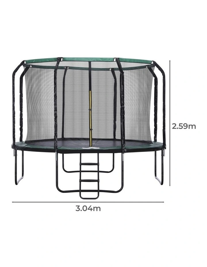 Round Trampolines 10FT in Black image 3
