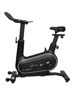 Electromagnetic LED Display Exercise Bike in Black/Grey