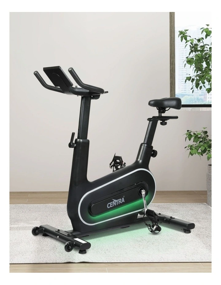 Electromagnetic LED Display Exercise Bike in Black/Grey image 2