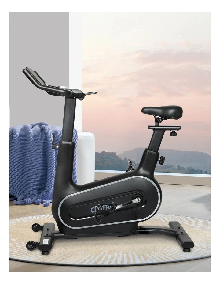Electromagnetic LED Display Exercise Bike in Black/Grey image 7