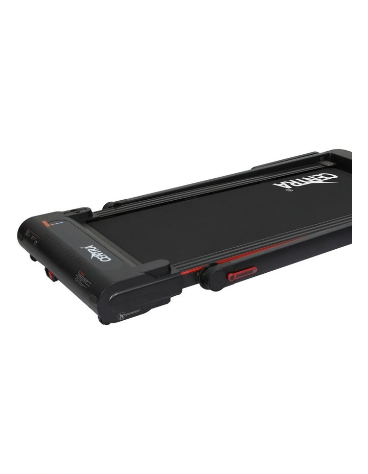 Remote Control LED Display Foldable Treadmill in Black/Red image 6