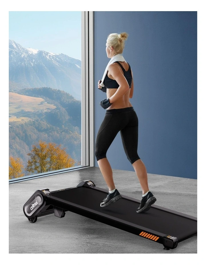 Automatic Remote Control Incline Treadmill in Black image 2