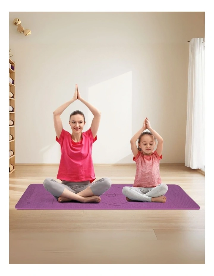 Non-Slip Yoga Mat in Purple image 7
