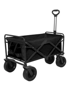 Garden Camping Trolley in Black