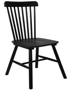 4x Dining Chairs in Black