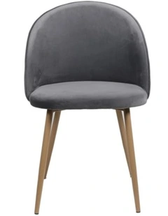 4x French Provincial Dining Chairs in Grey