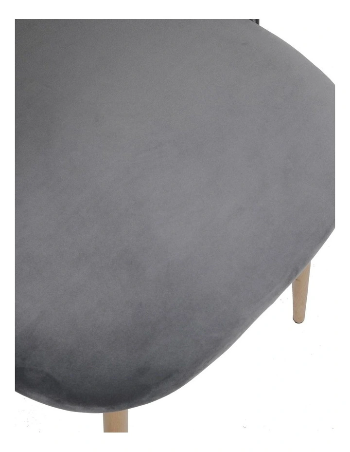 4x French Provincial Dining Chairs in Grey image 5