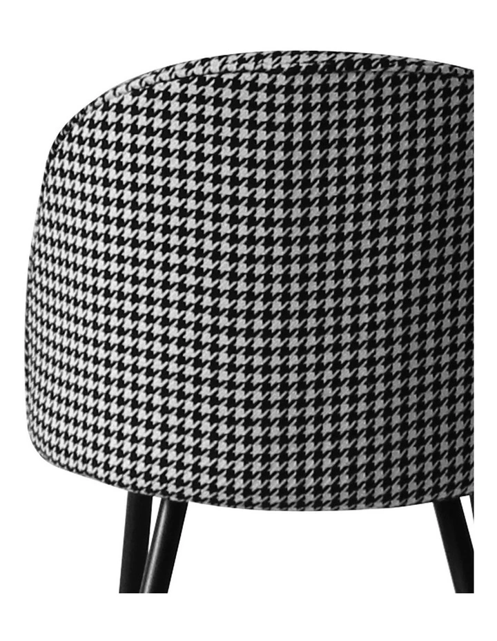 4x Upholstered Padded Seat Dining Chairs in Grey image 5
