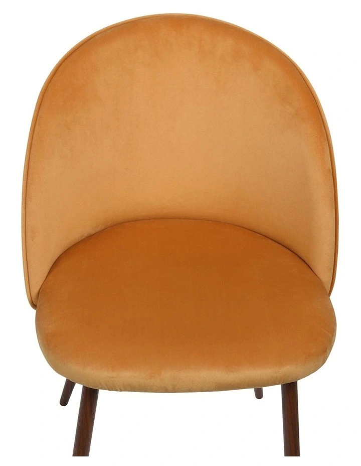 4x French Provincial Dining Chairs in Mustard image 5