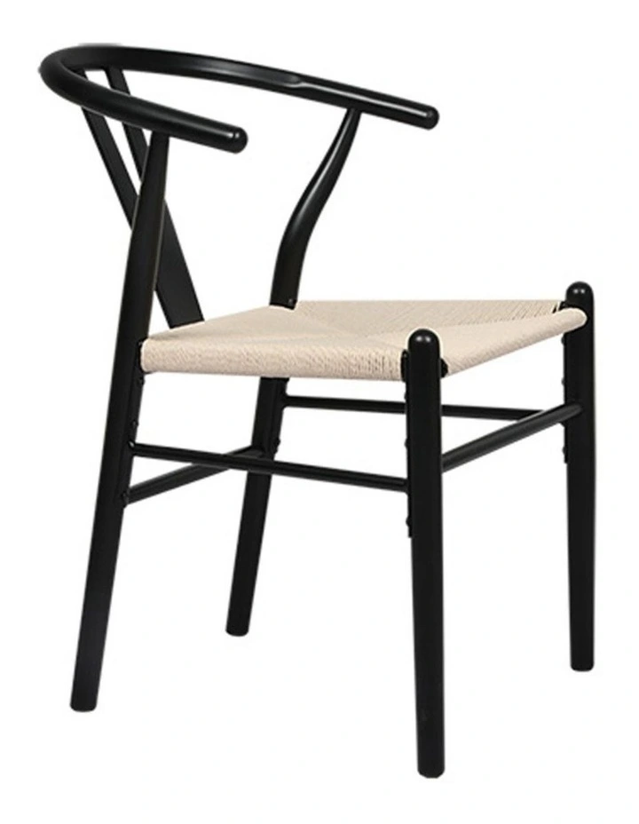 4x Hans Wegner Dining Chairs in Black image 1
