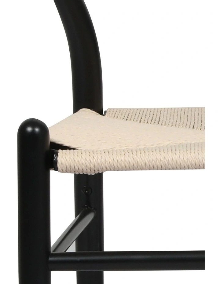 4x Hans Wegner Dining Chairs in Black image 4