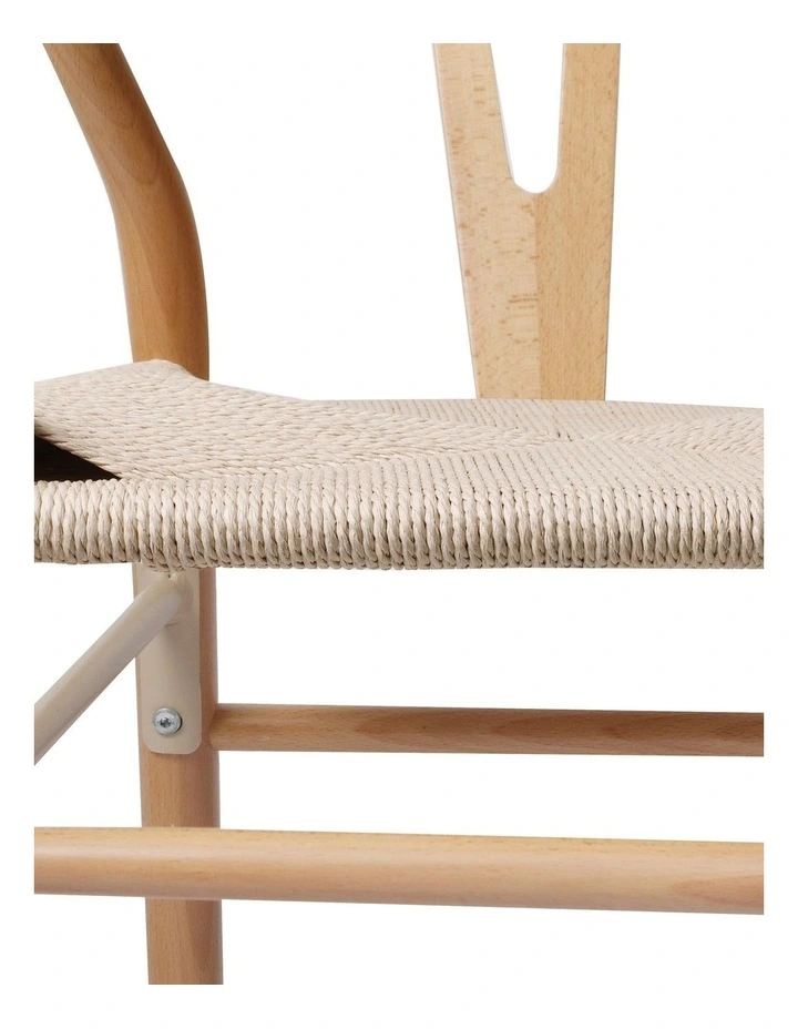 4x Hans Wegner Dining Chairs in Natural image 4
